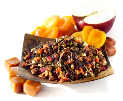 Apricot Caramel Torte Green Tea